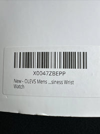 OLEVS Mens Watch Triple Dial, Black Face, Black Band, Diamond, Waterproof