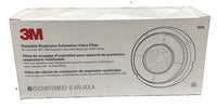 3M 604 Reusable Respirator Exhalation Valve Filter 6000 Series Box of 6 Exp 2026