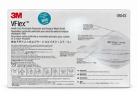 3M VFlex 1804S Respirator Small 50/Box 8 Boxes Case 400 Total