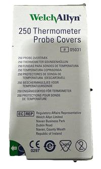 Welch Allyn 05031 Thermometer Probe Covers 250/Box NEW