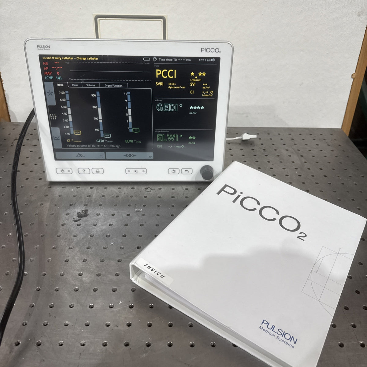 Pulsion Medical Systems Picco 2 PC8500 Patient Monitor