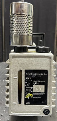 Savant VP100 Two Stage Rotary Vane Vacuum Pump 10 mTorr micron Tested