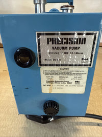 Precision Scientific Dual Stage Rotary Vane Vacuum Pump DD-310 3/4 Hp