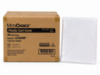 MediChoice CC3848F Plastic Cart Cover 38x26x48 Clear 1.85 Mil 50/Case