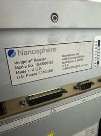 Nanosphere Verigene Reader 10-0000-02 & 4 Verigene Sample Processor SP10-0000-07