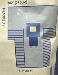 Medline Chest/Breast Drape 15x10 Fenestration DYNPJ2491 Qty 12