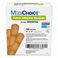 Lot of 3 MediChoice ABN3075A Sterile Fabric Adhesive Bandages 3/4” x 3” 100/Box