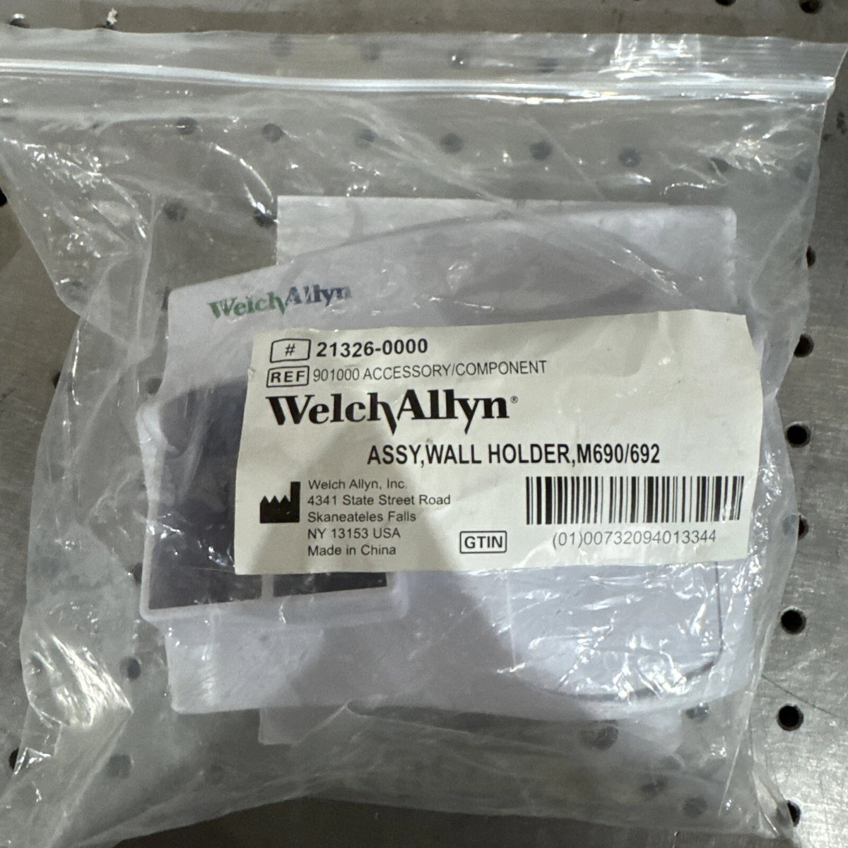 Welch ALLYN ASSY WALL HOLDER M690 M692 #21326-0000 REF 901000