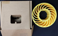 Generic 141K136H02 Pinch Wheel 2.3x6” Rubber Flexing Yellow 70A