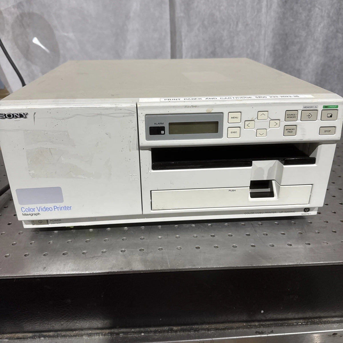 Sony UP-5200MD Color Video Printer Won’t Power On