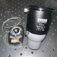 Carl Zeiss 0.5x Tessovar 1x Cine 0.4x Camera Adapter 47 60 10-9901 + Ikophot M