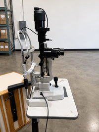 Optometry Exam Lane Topcon SL-3E Slit Lamp Shin-Nippon BR-10 Haag-Streit H-03