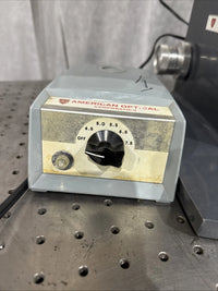 American Optical 1810 Inverted Microscope 4x, 10x, 6.5x W/ Light Source