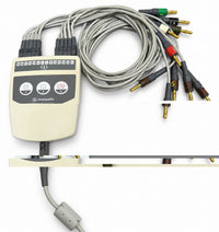 GE Marquette MAC 5000 Resting System w/ CAM-14 Cable Leads & MAC PAC