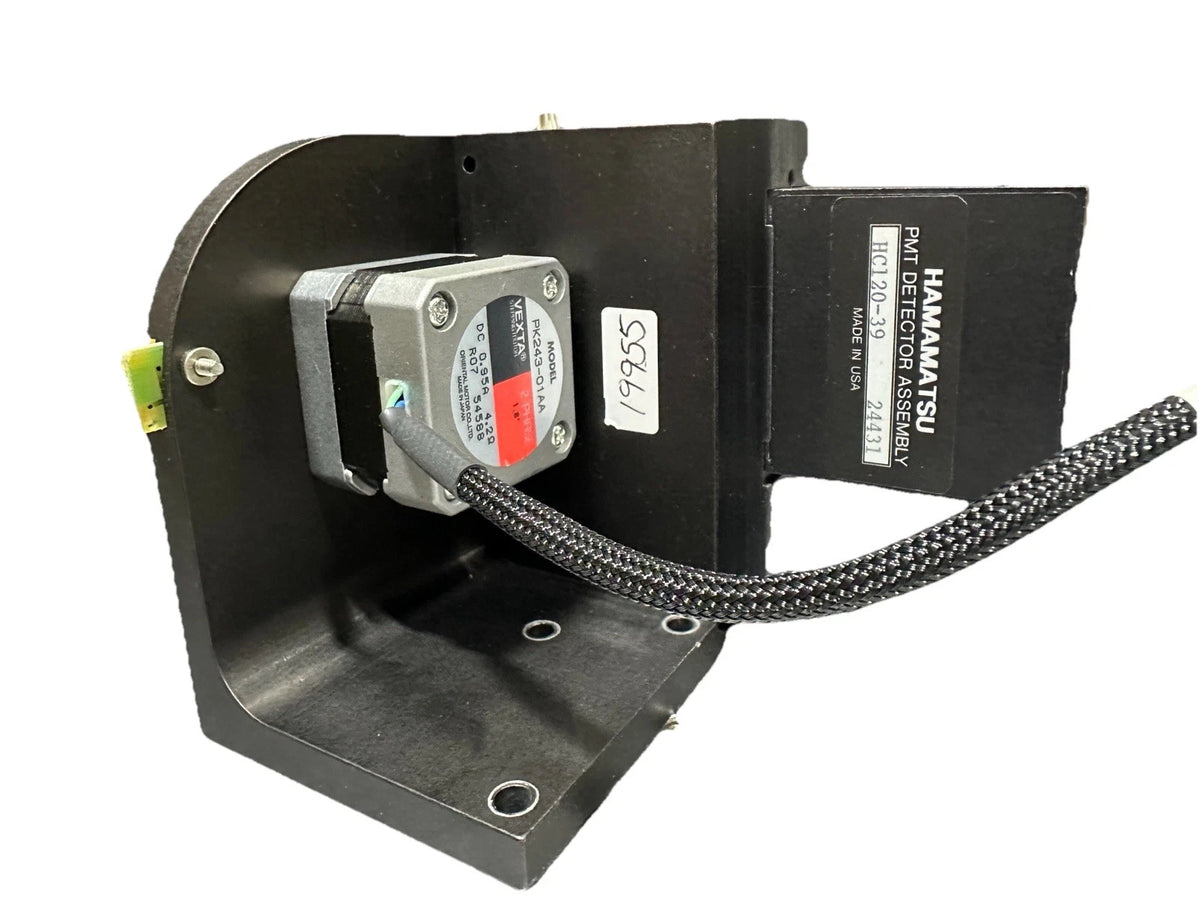 Hamamatsu HCL120-39 PMT Detector Assembly w/ Motorized Filter Wheel & Optics