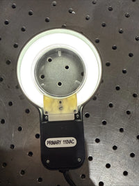 Fluorescent Electronic Microscope Ring Illuminator 120V 60mm ID