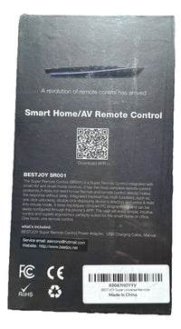 BESTJOY SR001 Smart Home AV Remote Control w/ USB Cable & Adapter Sealed