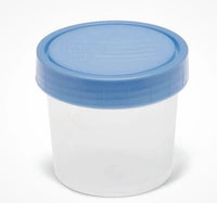 Medline DYND30331 4oz Specimen Containers w/ Lid 120mL Case of 100 Sterile