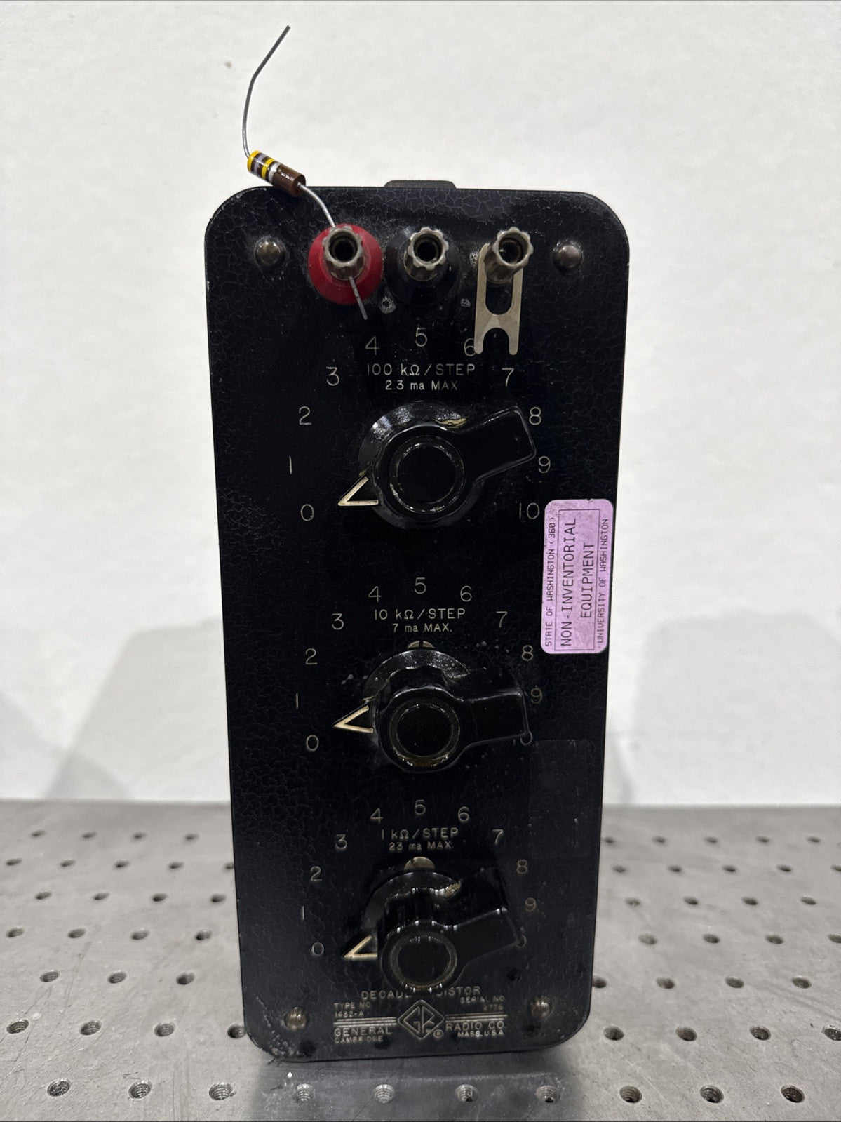 GR General Radio 1432-Q Dial Decade Resistor