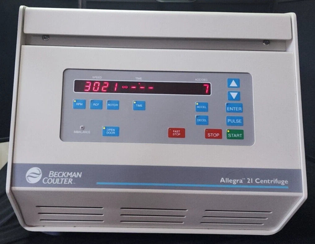 Beckman Coulter Allegra 21 Benchtop Centrifuge No Rotor