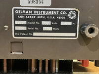 DELUXE REGULATED POWER SUPPLY GELMAN INSTRUMENT COMPANY