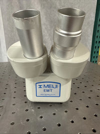 Meiji Techno EMT-2 Dual-Power Microscope Bodies; Objectives, 1X/2x No Eyepiece