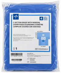 Medline DYNJCDCSEC01 C-Section Drape with Window Level 4 Sterile Case of 10