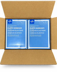 Medline MDS055006Z Sure-Wrap Elastic Bandage 6in x 5yd Clips Case 20
