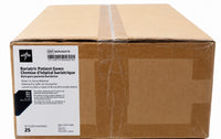 Medline NON24247B Bariatric Patient Gown Blue 72” x 45” Case of 25 Latex-Free