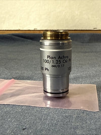 Reichert Plan Achro Microscope Objective #1745 100/1.25 Oil Ph