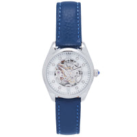 OLEVS Mens Automatic Watch Open Heart Skeleton Sub-Dials Black Dial Steel