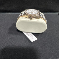 OLEVS Woman's Ceramics Band Zircon Case Day Auto Mechanical Wrist Watches White