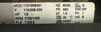 Vacuum Barrier Vbc 11-D 2004A Integrated Diffusion Pump 1/2hp 115/208-230v-ac