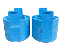 Lot of 2 Blue Centrifuge Tube Rotor Adapters 4 Position 25mm Laboratory