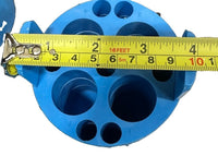 Lot of 2 Blue Centrifuge Tube Rotor Adapters 4 Position 25mm Laboratory