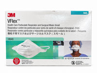 3M VFlex 1804S Respirator Small 50/Box 8 Boxes Case 400 Total
