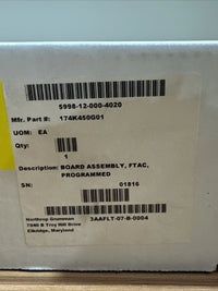 NEW 174K410G01 Impio Programmed Board Assembly 5998-11-000-5749 F/W REV 02
