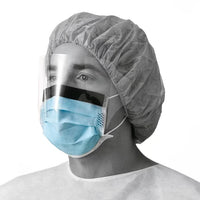 Medline ASTM Level 1 Face Mask with Ear Loops, Anti-Fog, Blue 25/Box NON27420EL