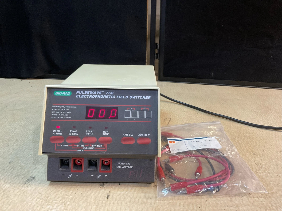 BIO-RAD PULSEWAVE 760 ELECTROPHORETIC FIELD SWITCHER With Leads