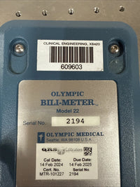 Olympic Model 22 Bili Meter (Meter Only)