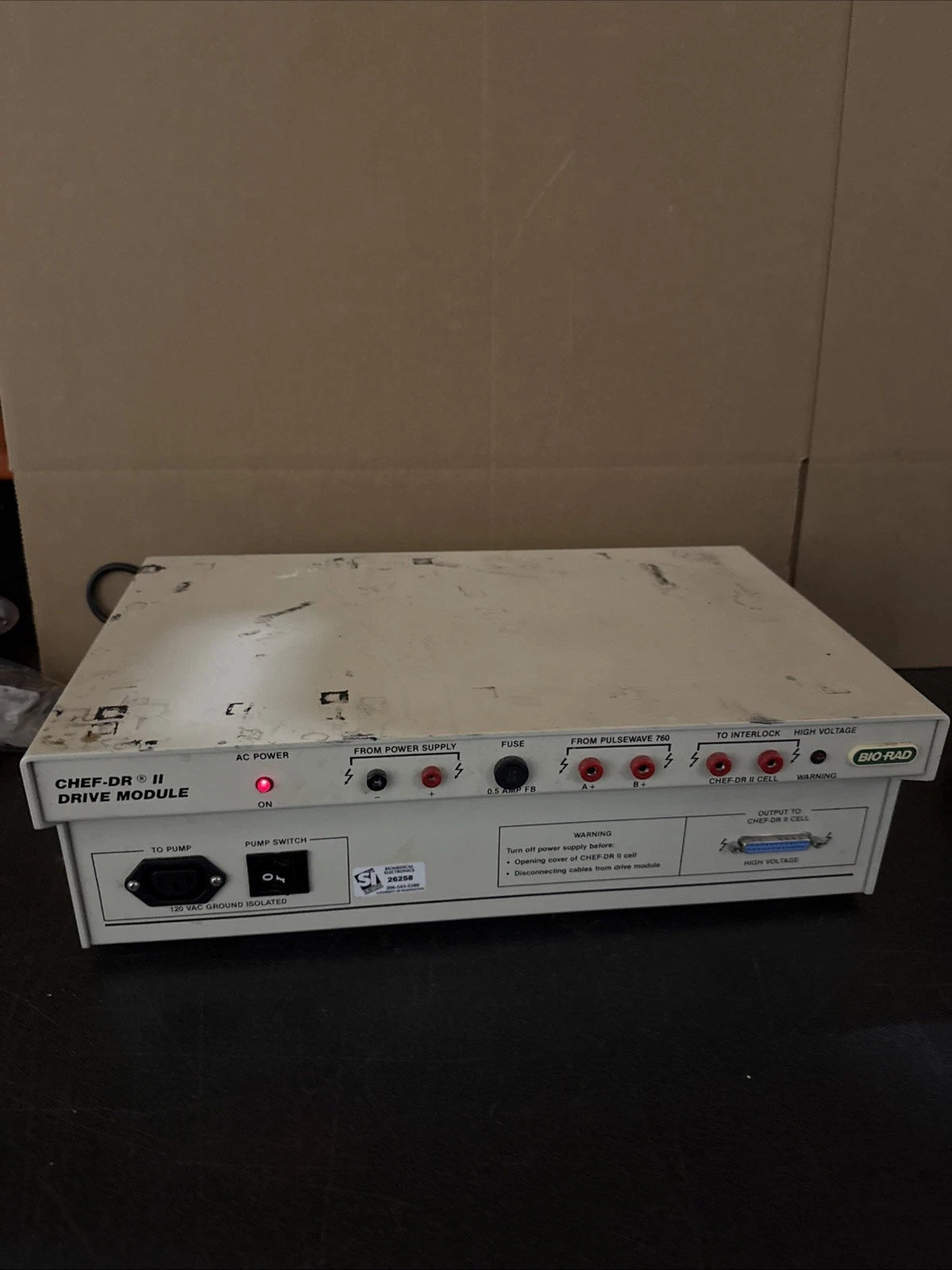 Bio-Rad Chef-DR II Electrophoresis Drive Module