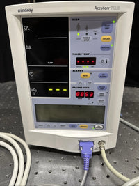 Datascope Accutorr Plus With Temp, SPO2, SN A7130332E8, PN 0998-00-0444-93A