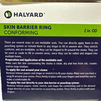 Halyard 55601 Skin Barrier Rings 2” Conforming Adhesive Box of 10 Exp 03/17/2028