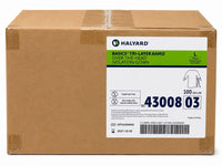 Halyard 43008 Basics Tri-Layer AAMI 2 Isolation Gown Large Yellow Case of 100
