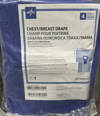 Medline Chest/Breast Drape 15x10 Fenestration DYNPJ2491 Qty 12