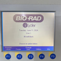 BIO RAD I CYCLER THERMAL CYCLER ICYCLER IQ MULTI COLOR REAL TIME PCR DETECTION