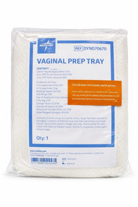 Lot of 4 Medline DYND70670 Vaginal Prep Tray Kit Exp 04/2026