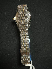 OLEVS Women’s Watch Blue Face, Gold/Silver Band, Day Date, Quartz