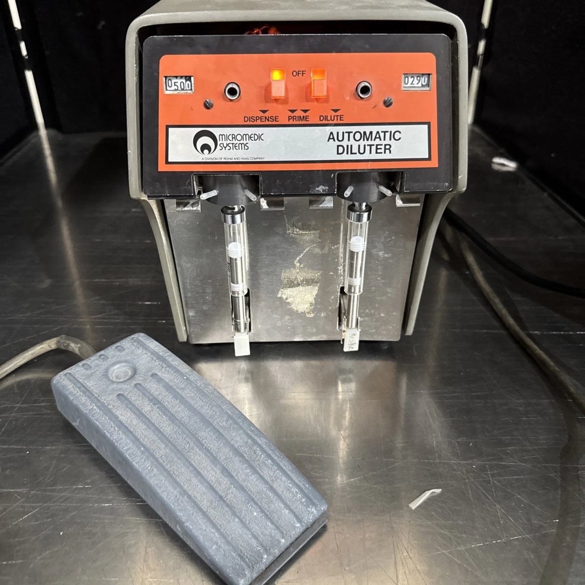 MICROMEDIC SYSTEMS AP AUTOMATIC Diluter MODEL 30010