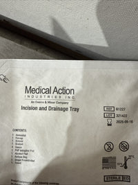 Medical Action Industries Inc Incision and Drainage Tray